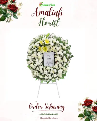 Krans Bunga Duka Cita di Buahdua